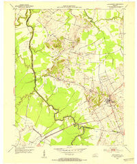 Sacramento Kentucky Historical topographic map, 1:24000 scale, 7.5 X 7.5 Minute, Year 1952