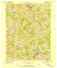 Sadieville Kentucky Historical topographic map, 1:24000 scale, 7.5 X 7.5 Minute, Year 1953