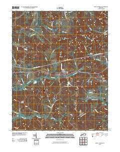 Saint Charles Kentucky Historical topographic map, 1:24000 scale, 7.5 X 7.5 Minute, Year 2010