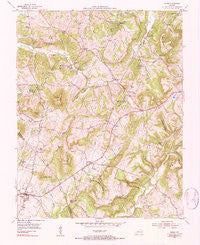 Salem Kentucky Historical topographic map, 1:24000 scale, 7.5 X 7.5 Minute, Year 1954