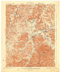 Salt Lick Kentucky Historical topographic map, 1:62500 scale, 15 X 15 Minute, Year 1934