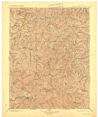 Salyersville Kentucky Historical topographic map, 1:125000 scale, 30 X 30 Minute, Year 1899