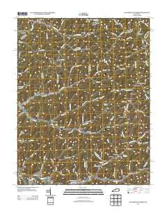 Salyersville North Kentucky Historical topographic map, 1:24000 scale, 7.5 X 7.5 Minute, Year 2013