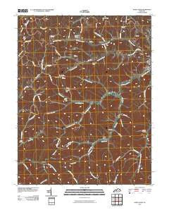 Sandy Hook Kentucky Historical topographic map, 1:24000 scale, 7.5 X 7.5 Minute, Year 2010
