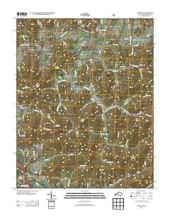 Saxton Kentucky Historical topographic map, 1:24000 scale, 7.5 X 7.5 Minute, Year 2013