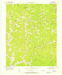 Scalf Kentucky Historical topographic map, 1:24000 scale, 7.5 X 7.5 Minute, Year 1954