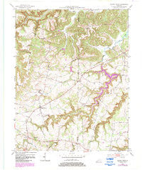 Sharon Grove Kentucky Historical topographic map, 1:24000 scale, 7.5 X 7.5 Minute, Year 1952