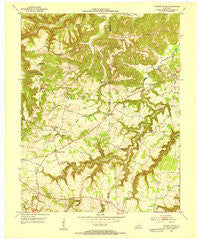 Sharon Grove Kentucky Historical topographic map, 1:24000 scale, 7.5 X 7.5 Minute, Year 1952