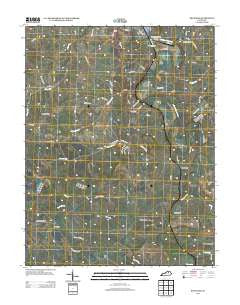 Shawhan Kentucky Historical topographic map, 1:24000 scale, 7.5 X 7.5 Minute, Year 2013