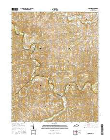 Sherburne Kentucky Current topographic map, 1:24000 scale, 7.5 X 7.5 Minute, Year 2016