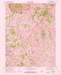 Smithfield Kentucky Historical topographic map, 1:24000 scale, 7.5 X 7.5 Minute, Year 1969