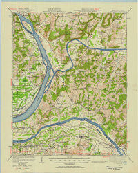 Smithland Illinois Historical topographic map, 1:62500 scale, 15 X 15 Minute, Year 1942