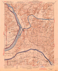 Smithland Illinois Historical topographic map, 1:62500 scale, 15 X 15 Minute, Year 1929