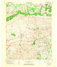 Smiths Grove Kentucky Historical topographic map, 1:24000 scale, 7.5 X 7.5 Minute, Year 1966