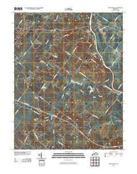 Spottsville Kentucky Historical topographic map, 1:24000 scale, 7.5 X 7.5 Minute, Year 2010