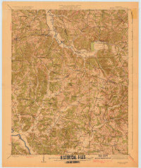 Spring Lick Kentucky Historical topographic map, 1:62500 scale, 15 X 15 Minute, Year 1925