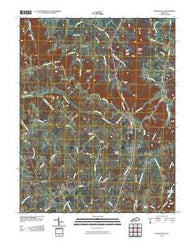Spurlington Kentucky Historical topographic map, 1:24000 scale, 7.5 X 7.5 Minute, Year 2010
