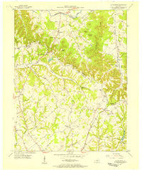 Spurlington Kentucky Historical topographic map, 1:24000 scale, 7.5 X 7.5 Minute, Year 1953