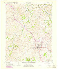 Stanford Kentucky Historical topographic map, 1:24000 scale, 7.5 X 7.5 Minute, Year 1961