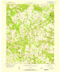 Sugar Grove Kentucky Historical topographic map, 1:24000 scale, 7.5 X 7.5 Minute, Year 1954