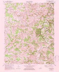 Sulphur Well Kentucky Historical topographic map, 1:24000 scale, 7.5 X 7.5 Minute, Year 1973
