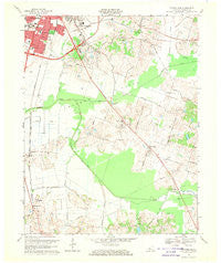 Sutherland Kentucky Historical topographic map, 1:24000 scale, 7.5 X 7.5 Minute, Year 1968