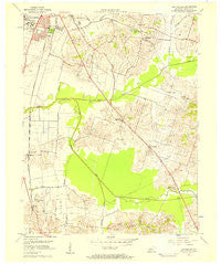 Sutherland Kentucky Historical topographic map, 1:24000 scale, 7.5 X 7.5 Minute, Year 1956