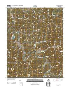 Tallega Kentucky Historical topographic map, 1:24000 scale, 7.5 X 7.5 Minute, Year 2013