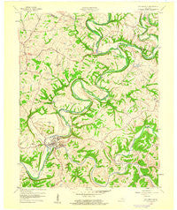 Taylorsville Kentucky Historical topographic map, 1:24000 scale, 7.5 X 7.5 Minute, Year 1960
