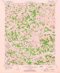 Temple Hill Kentucky Historical topographic map, 1:24000 scale, 7.5 X 7.5 Minute, Year 1953