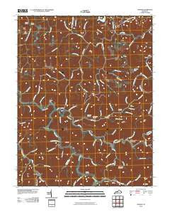 Thomas Kentucky Historical topographic map, 1:24000 scale, 7.5 X 7.5 Minute, Year 2010
