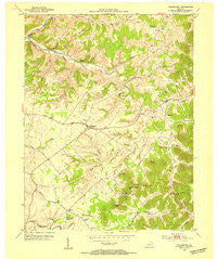Tollesboro Kentucky Historical topographic map, 1:24000 scale, 7.5 X 7.5 Minute, Year 1953