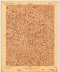 Troublesome Kentucky Historical topographic map, 1:62500 scale, 15 X 15 Minute, Year 1914