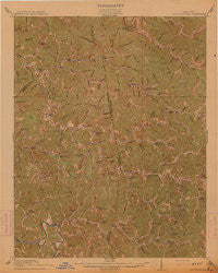 Troublesome Kentucky Historical topographic map, 1:62500 scale, 15 X 15 Minute, Year 1914