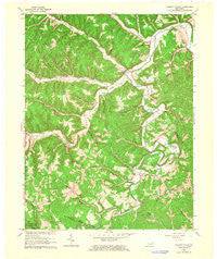 Tygarts Valley Kentucky Historical topographic map, 1:24000 scale, 7.5 X 7.5 Minute, Year 1962