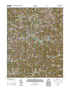 Tyner Kentucky Historical topographic map, 1:24000 scale, 7.5 X 7.5 Minute, Year 2013