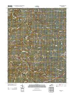 Tyrone Kentucky Historical topographic map, 1:24000 scale, 7.5 X 7.5 Minute, Year 2013