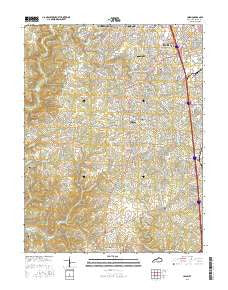 Union Kentucky Current topographic map, 1:24000 scale, 7.5 X 7.5 Minute, Year 2016