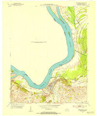 Uniontown Kentucky Historical topographic map, 1:24000 scale, 7.5 X 7.5 Minute, Year 1952