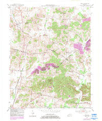 Utica Kentucky Historical topographic map, 1:24000 scale, 7.5 X 7.5 Minute, Year 1953