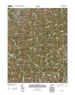 Varney Kentucky Historical topographic map, 1:24000 scale, 7.5 X 7.5 Minute, Year 2013