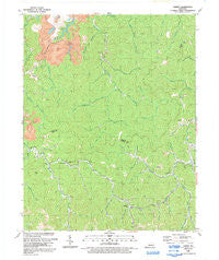 Varney Kentucky Historical topographic map, 1:24000 scale, 7.5 X 7.5 Minute, Year 1992