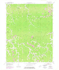 Varney Kentucky Historical topographic map, 1:24000 scale, 7.5 X 7.5 Minute, Year 1954