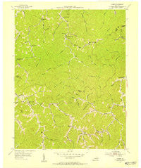 Varney Kentucky Historical topographic map, 1:24000 scale, 7.5 X 7.5 Minute, Year 1954