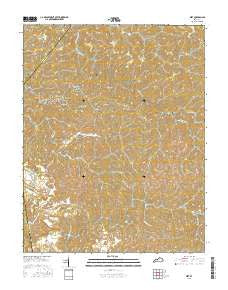 Vest Kentucky Current topographic map, 1:24000 scale, 7.5 X 7.5 Minute, Year 2016