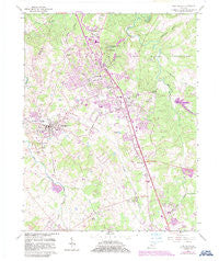 Vine Grove Kentucky Historical topographic map, 1:24000 scale, 7.5 X 7.5 Minute, Year 1960