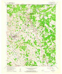 Vine Grove Kentucky Historical topographic map, 1:24000 scale, 7.5 X 7.5 Minute, Year 1960