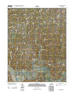 Waterford Kentucky Historical topographic map, 1:24000 scale, 7.5 X 7.5 Minute, Year 2013