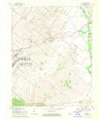Waverly Kentucky Historical topographic map, 1:24000 scale, 7.5 X 7.5 Minute, Year 1969