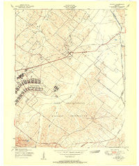 Waverly Kentucky Historical topographic map, 1:24000 scale, 7.5 X 7.5 Minute, Year 1951